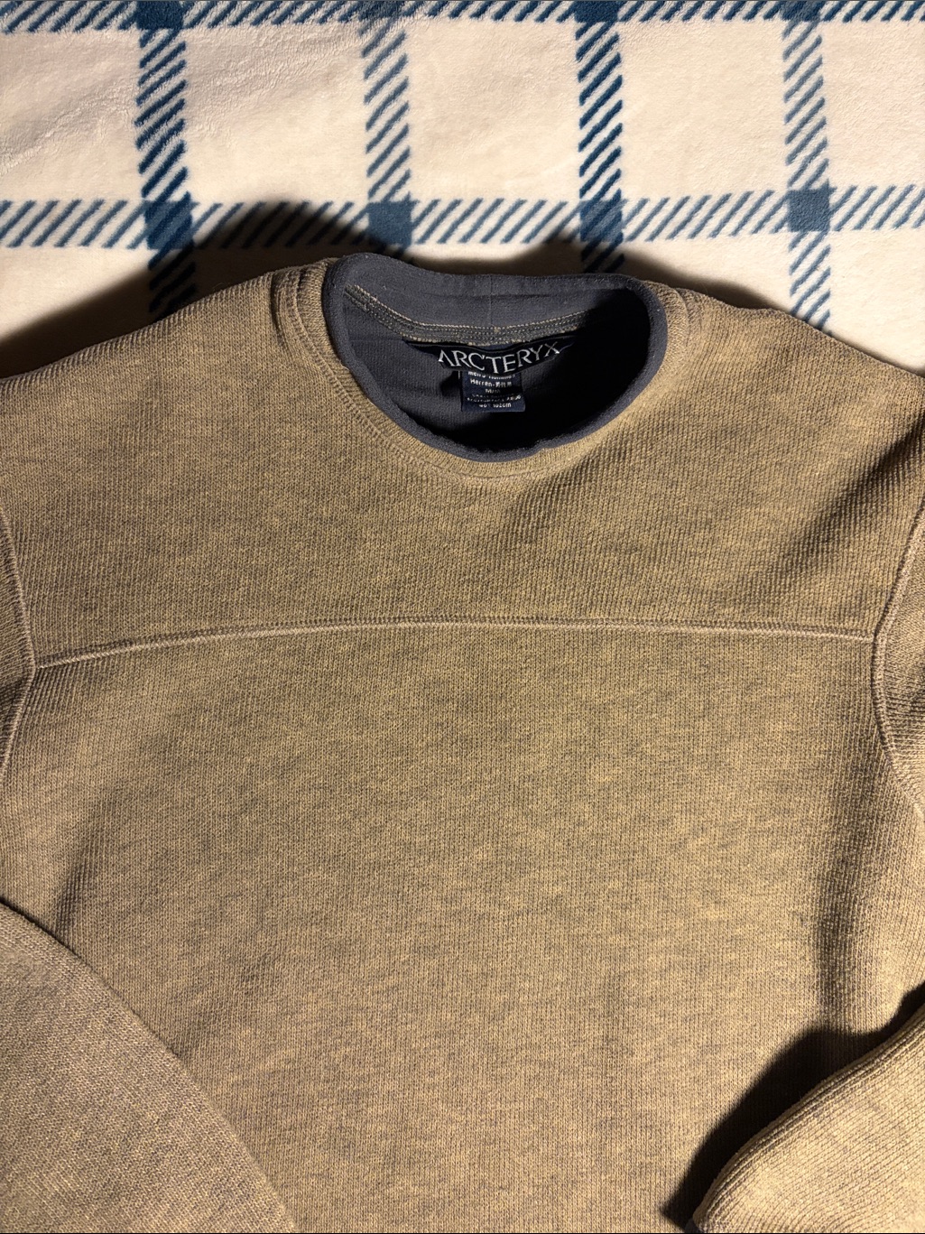 Arc'teryx Men's Crewneck Sweater In Taj With Dark Trim